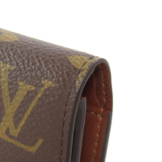 LOUIS VUITTON Bifold Wallet M62472 Monogram canvas Brown Portefeuille Victorine Women Used Authentic
