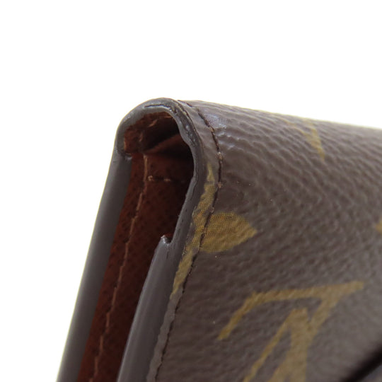 LOUIS VUITTON Bifold Wallet M62472 Monogram canvas Brown Portefeuille Victorine Women Used Authentic