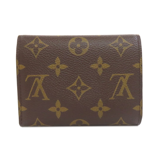 LOUIS VUITTON Bifold Wallet M62472 Monogram canvas Brown Portefeuille Victorine Women Used Authentic