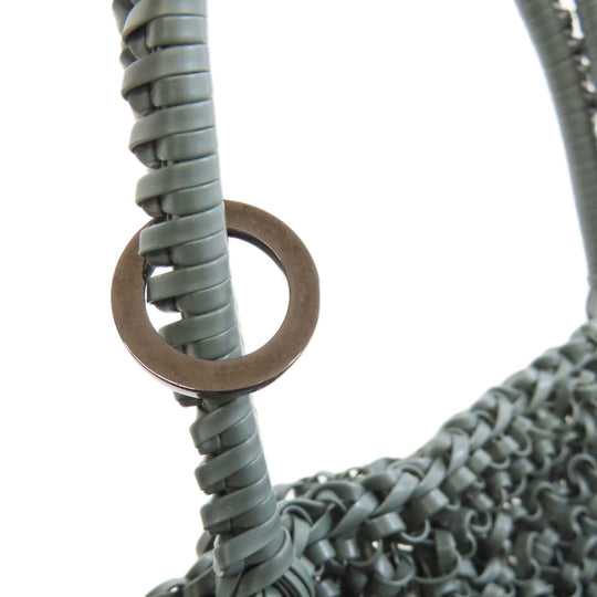 ANTEPRIMA Handbag PVC gray Wire bag Women Used Authentic