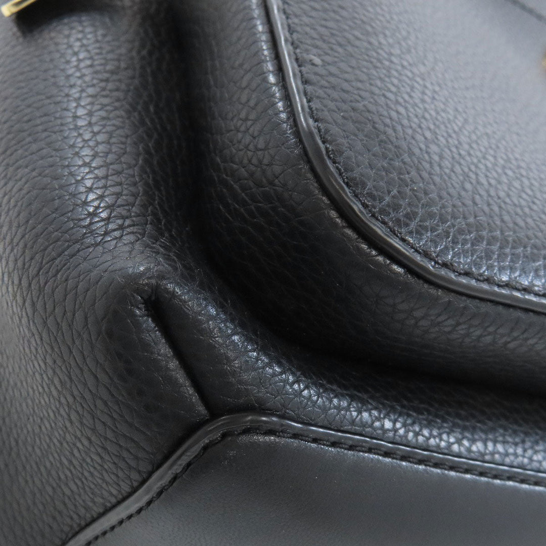 MICHAEL KORS Backpack leather black MAISIE 2 IN 1 Women Used Authentic