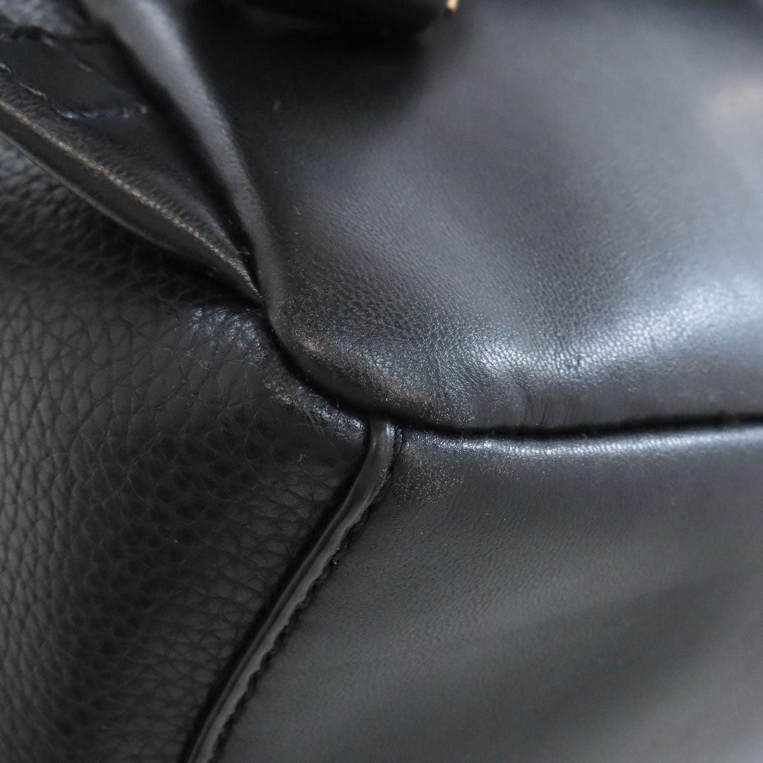 MICHAEL KORS Backpack leather black MAISIE 2 IN 1 Women Used Authentic