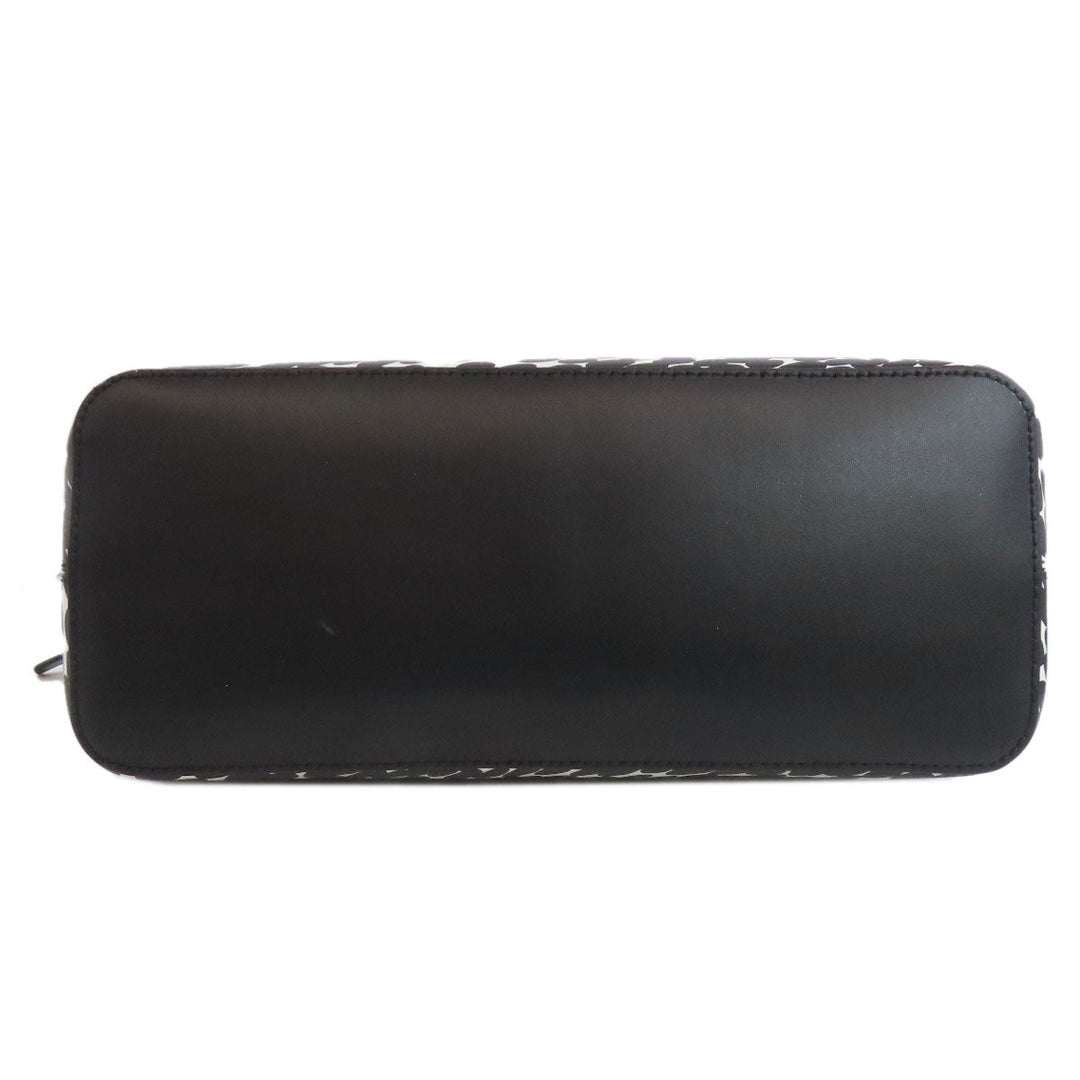 Kate Spade Handbag PVC black Total pattern 2WAY Women Used Authentic