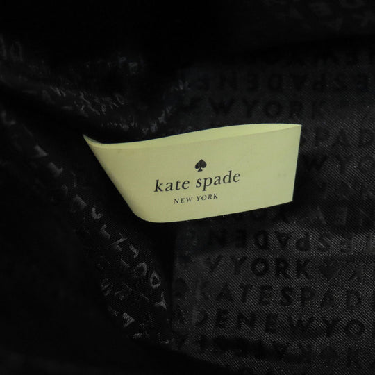 Kate Spade Handbag PVC black Total pattern 2WAY Women Used Authentic