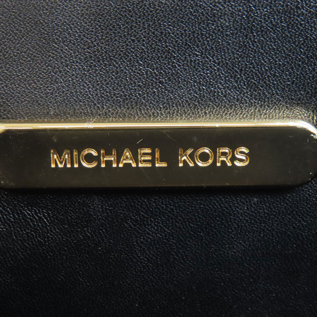 MICHAEL KORS Handbag leather black 2WAY Women Used Authentic