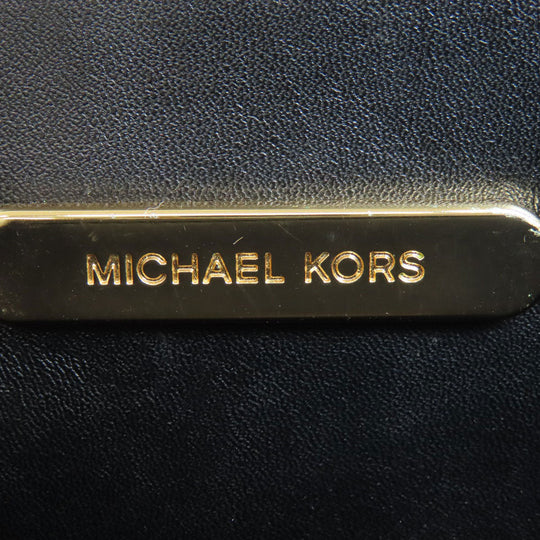 MICHAEL KORS Handbag leather black 2WAY Women Used Authentic