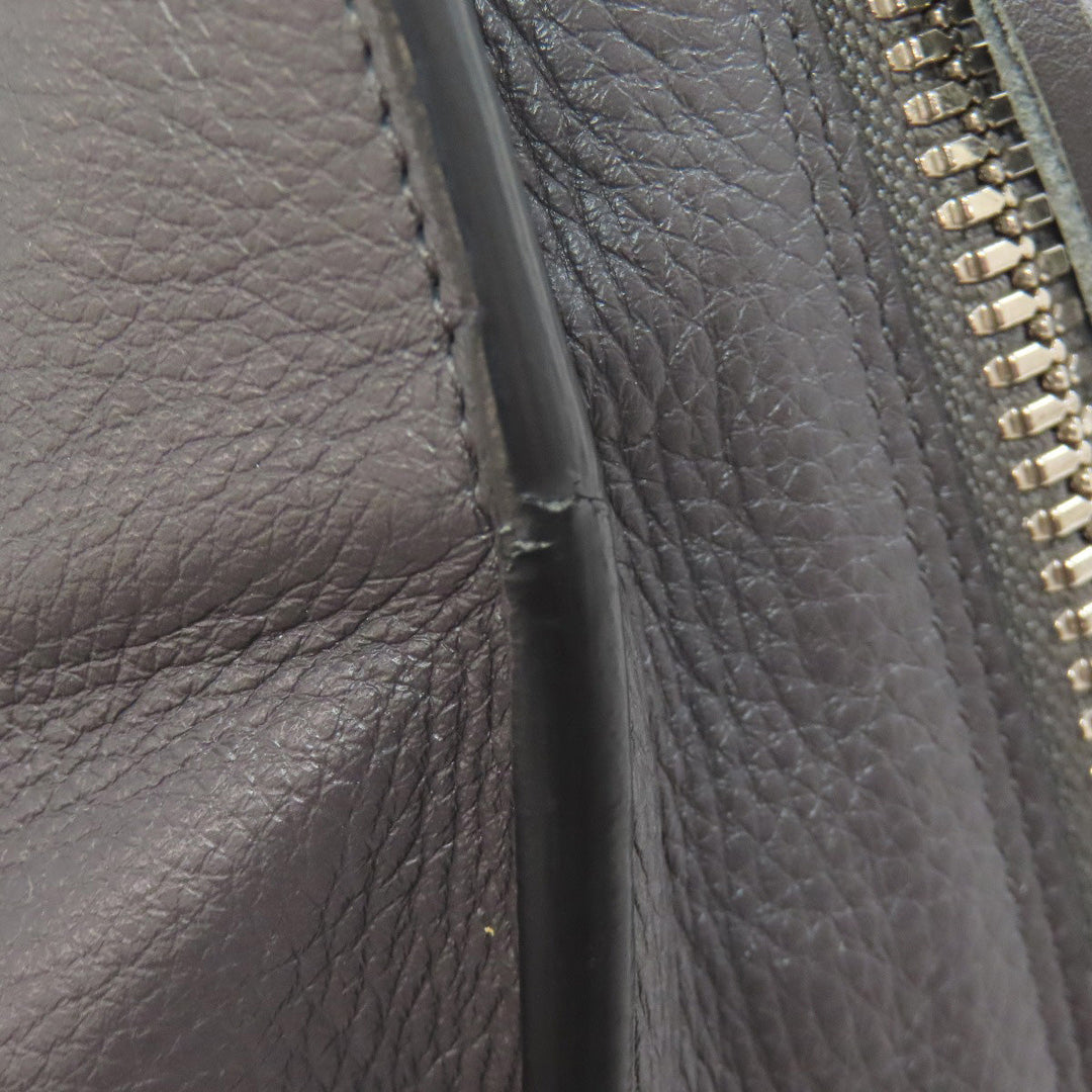 BALENCIAGA Handbag 370926 Calfskin gray Paper 2WAY Women Used Authentic