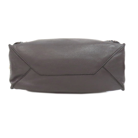 BALENCIAGA Handbag 370926 Calfskin gray Paper 2WAY Women Used Authentic