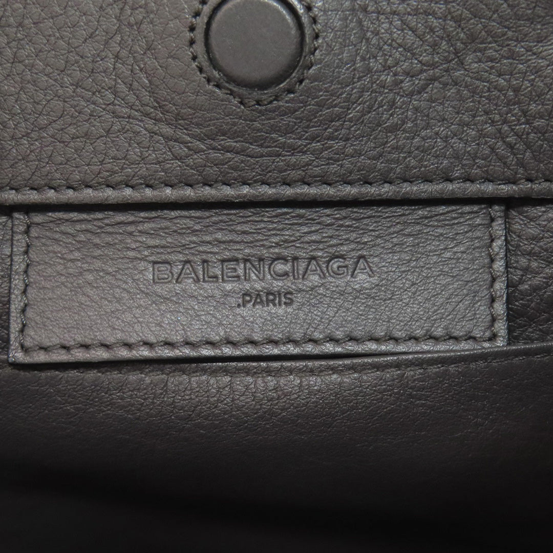 BALENCIAGA Handbag 370926 Calfskin gray Paper 2WAY Women Used Authentic