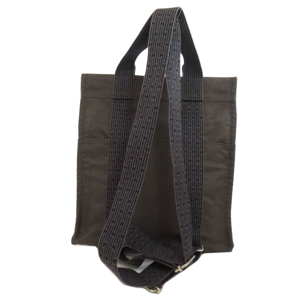 HERMES Backpack canvas gray Her LineMM