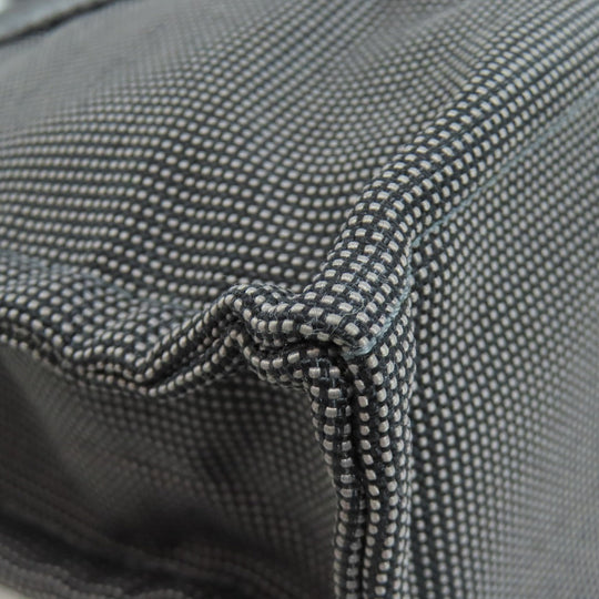 HERMES Tote Bag canvas black Her Line Tote PM Women Used Authentic