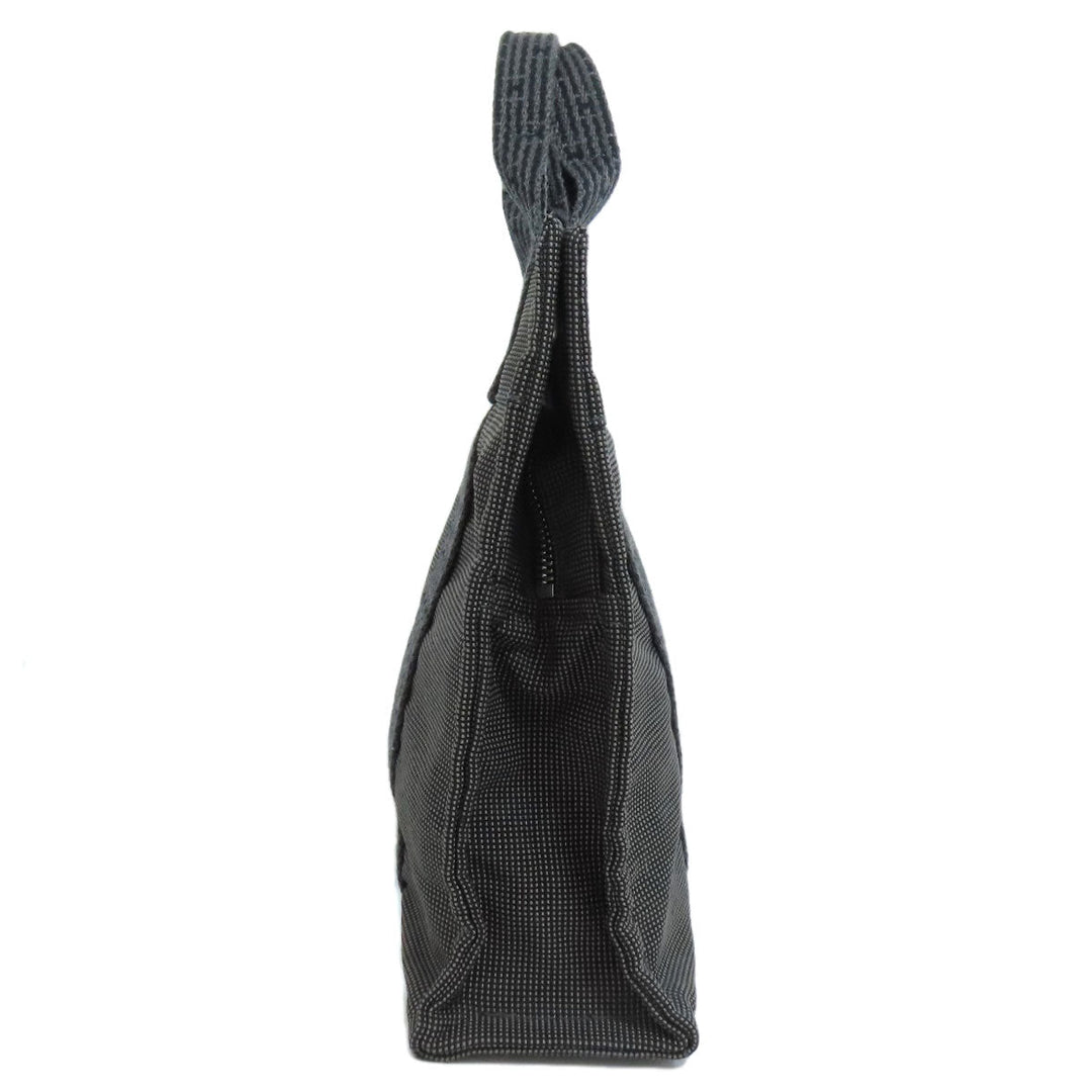 HERMES Tote Bag canvas black Her Line Tote PM Women Used Authentic
