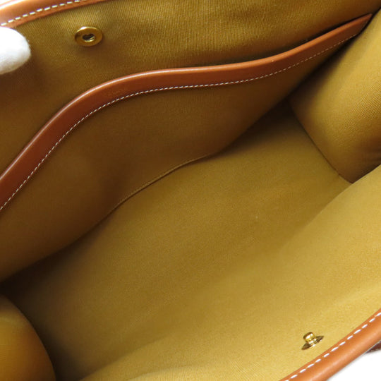 CELINE Tote Bag PVC Brown Triomphe 2WAY Women Used Authentic