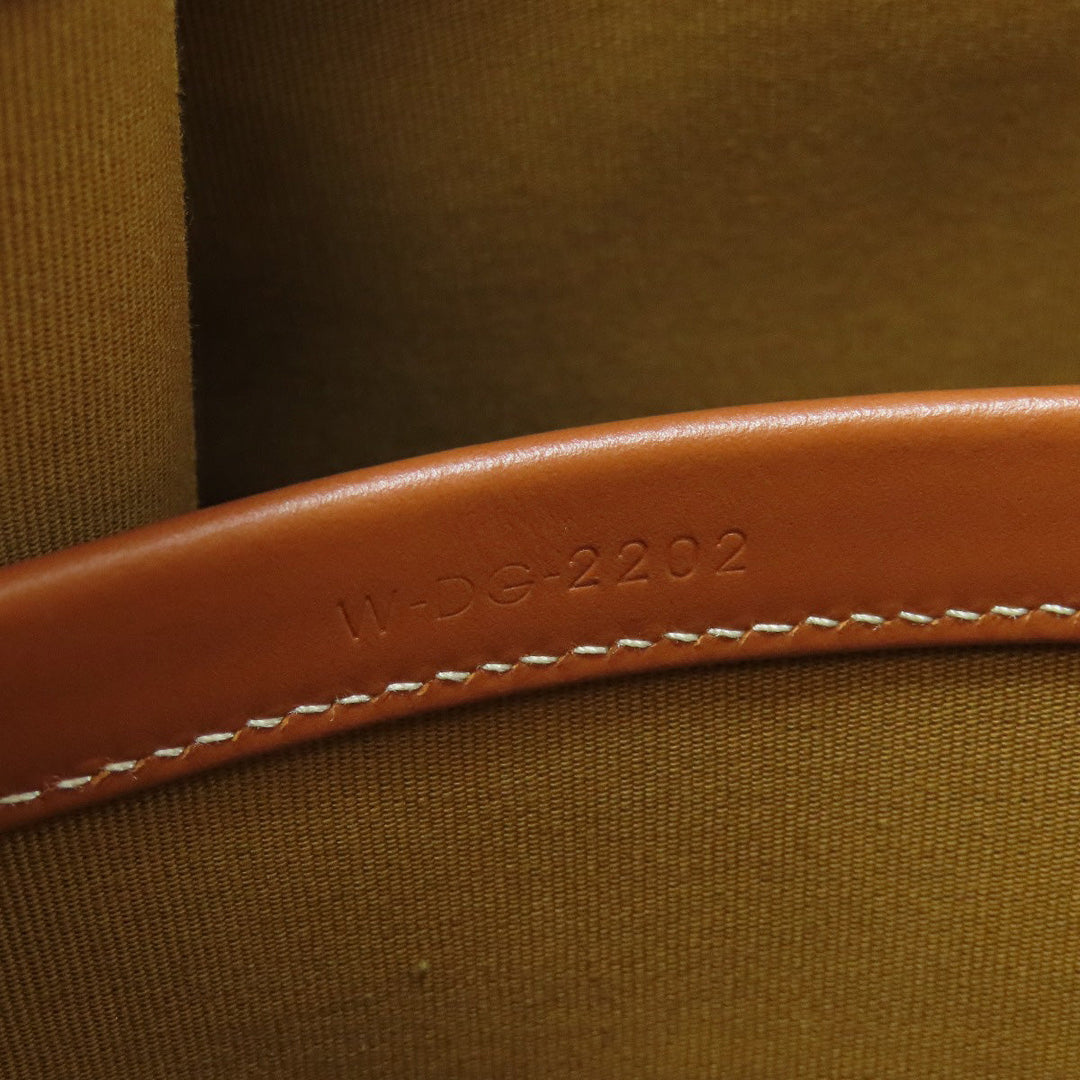 CELINE Tote Bag PVC Brown Triomphe 2WAY Women Used Authentic