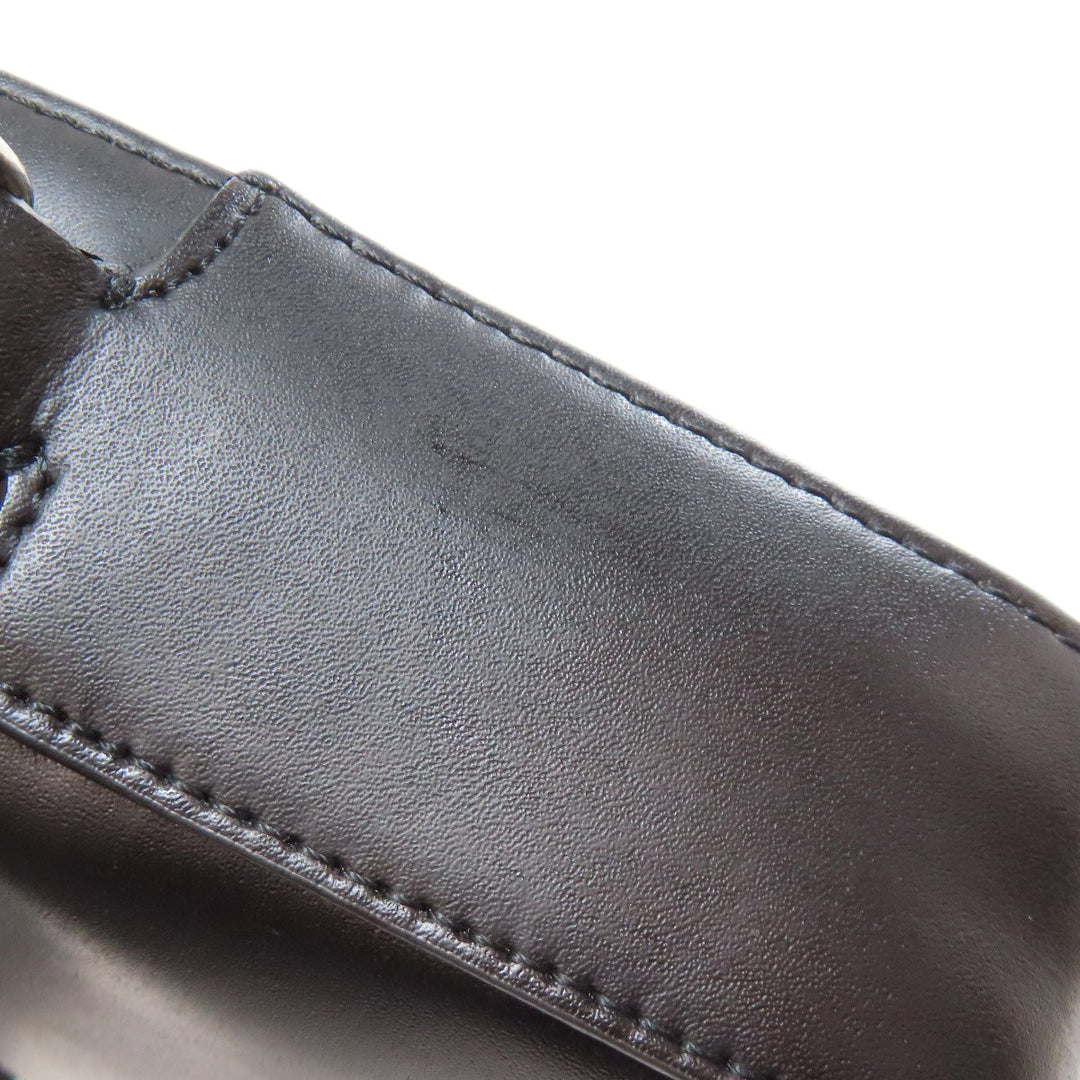FENDI Shoulder Bag Leather, PVC black Diagonal Camera Case Women Used Authentic