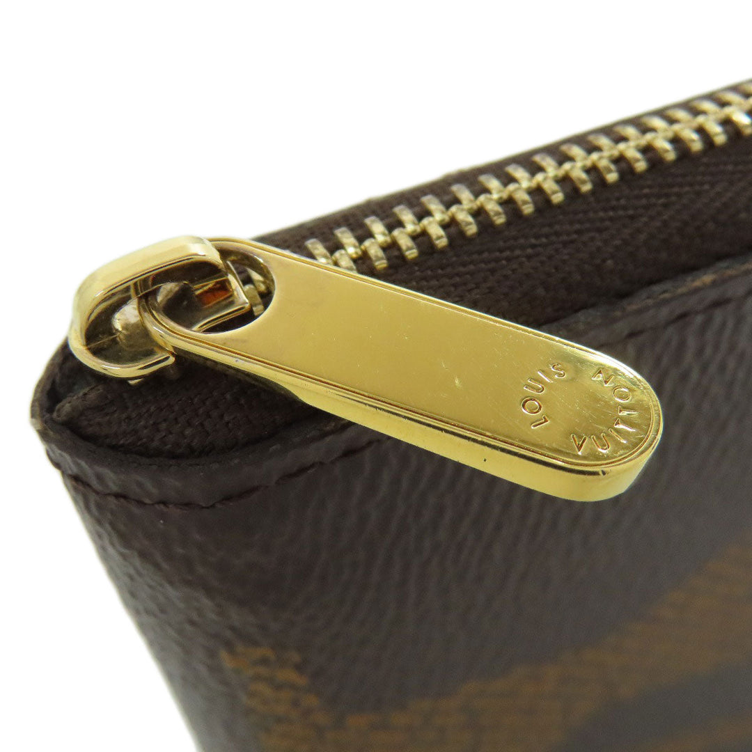 LOUIS VUITTON Coin case M69354 Giant monogram canvas Brown Zippy coin purse Women(Unisex) Used Authentic