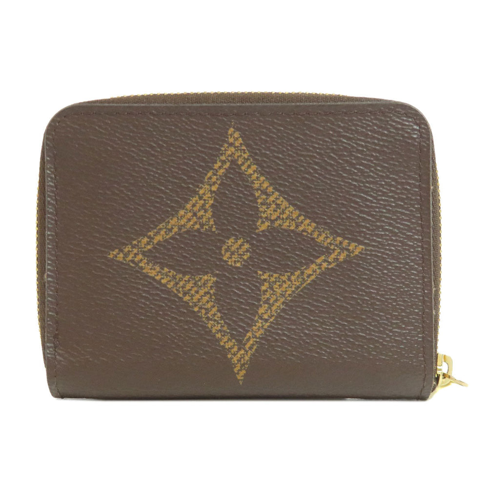 LOUIS VUITTON Coin case M69354 Giant monogram canvas Brown Zippy coin purse Women(Unisex) Used Authentic