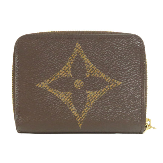 LOUIS VUITTON Coin case M69354 Giant monogram canvas Brown Zippy coin purse Women(Unisex) Used Authentic