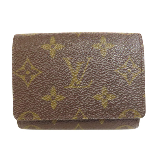 LOUIS VUITTON Card Case M62920 Monogram canvas Brown Anne Vert Cult De Visit