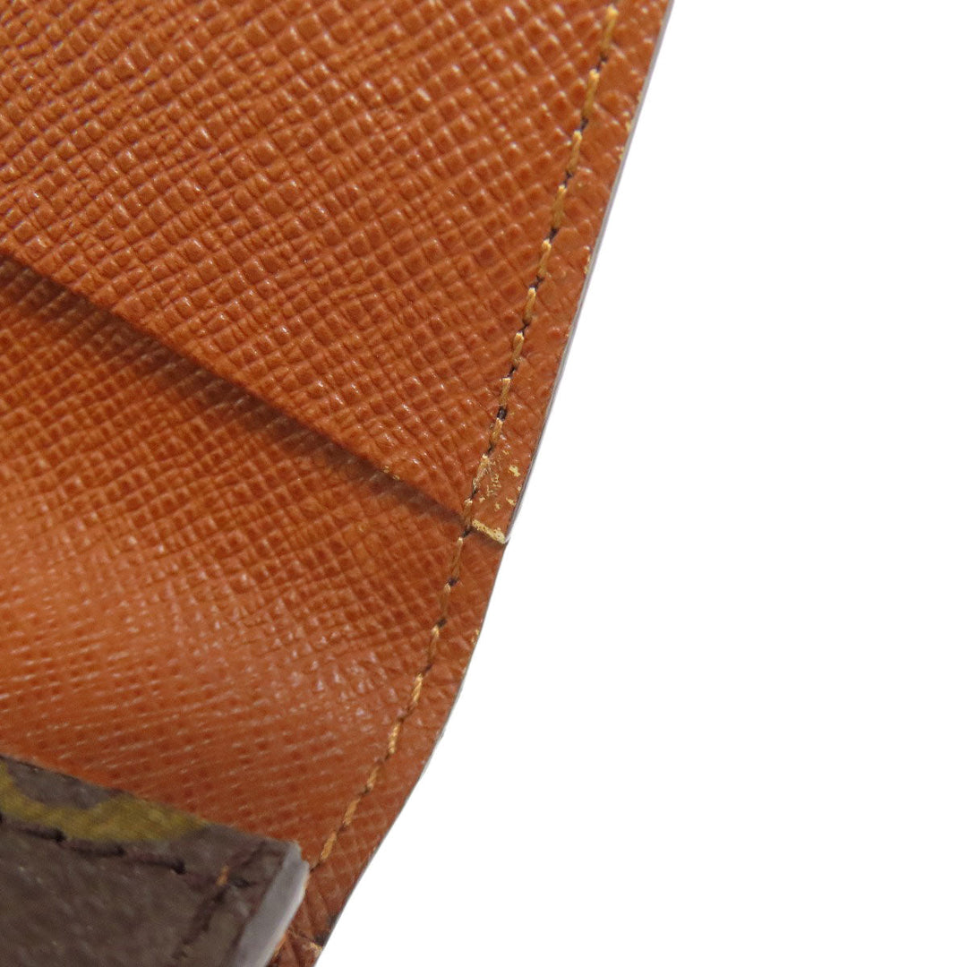 LOUIS VUITTON Card Case M62920 Monogram canvas Brown Anne Vert Cult De Visit