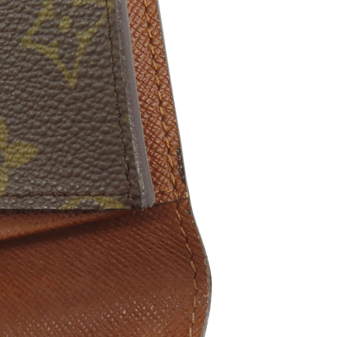 LOUIS VUITTON Card Case M62920 Monogram canvas Brown Anne Vert Cult De Visit