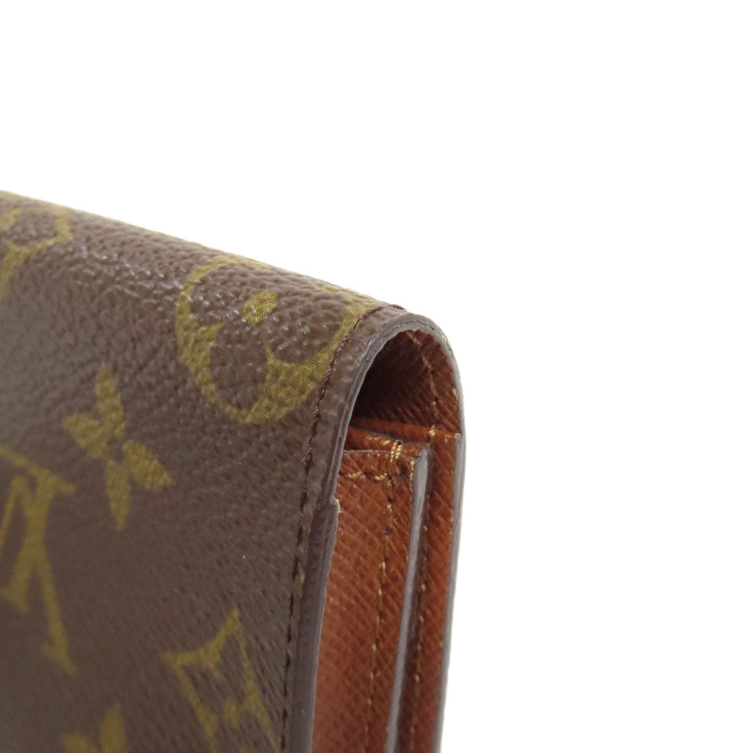 LOUIS VUITTON Card Case M62920 Monogram canvas Brown Anne Vert Cult De Visit