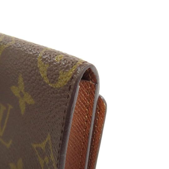 LOUIS VUITTON Card Case M62920 Monogram canvas Brown Anne Vert Cult De Visit