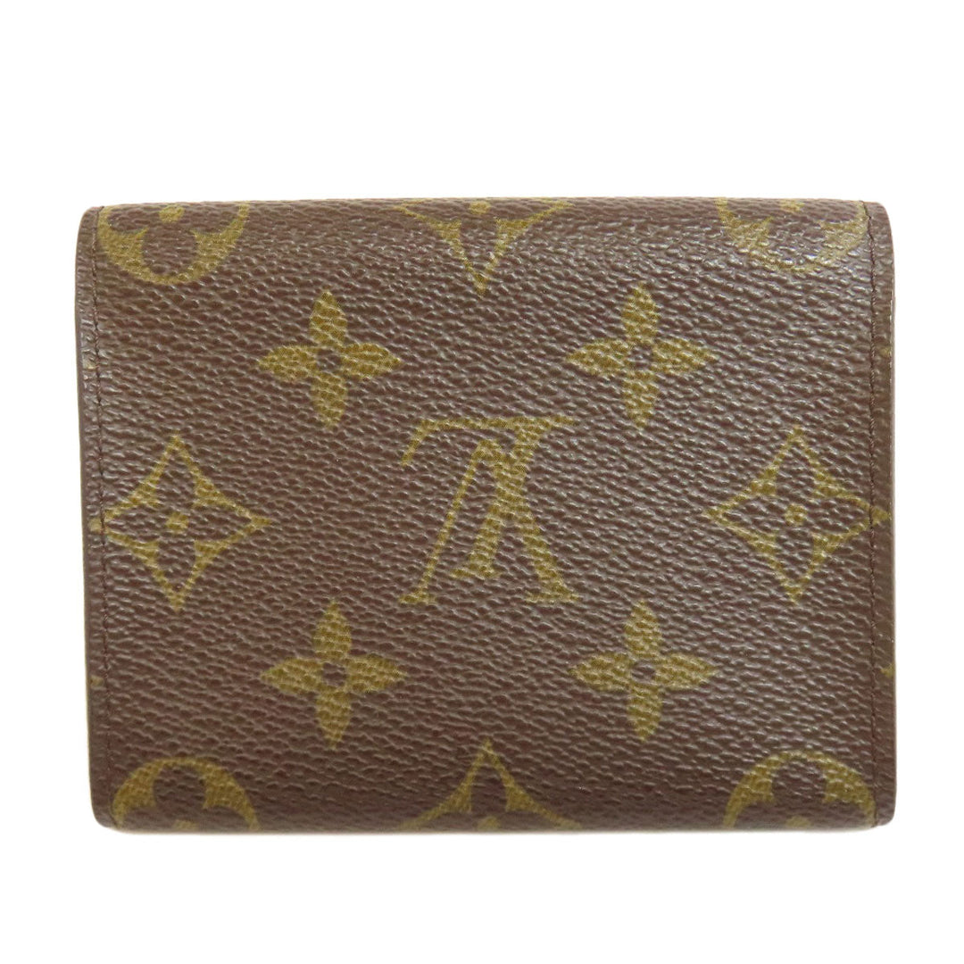 LOUIS VUITTON Card Case M62920 Monogram canvas Brown Anne Vert Cult De Visit
