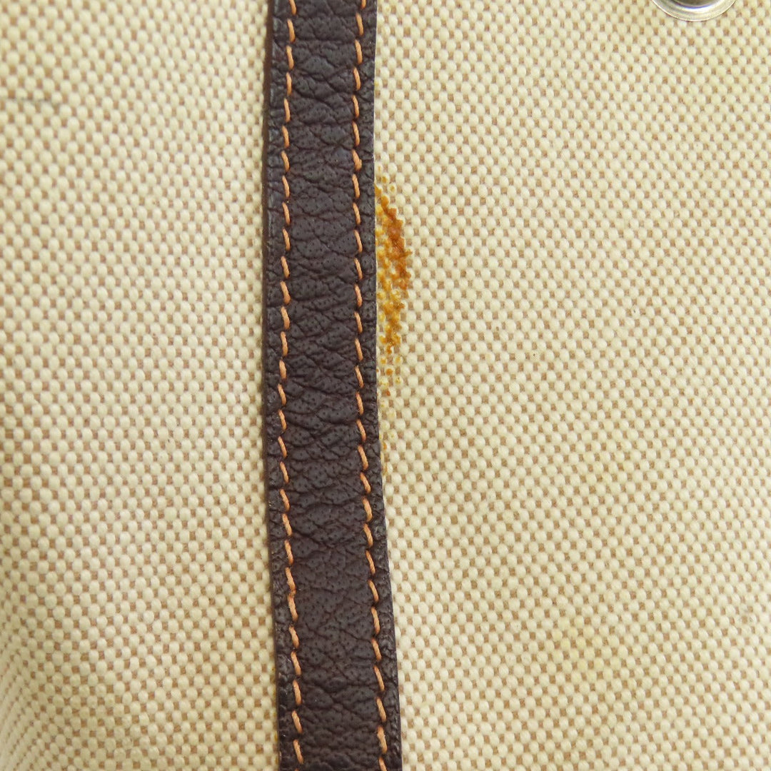 HERMES Tote Bag Tower ash beige Garden party PM
