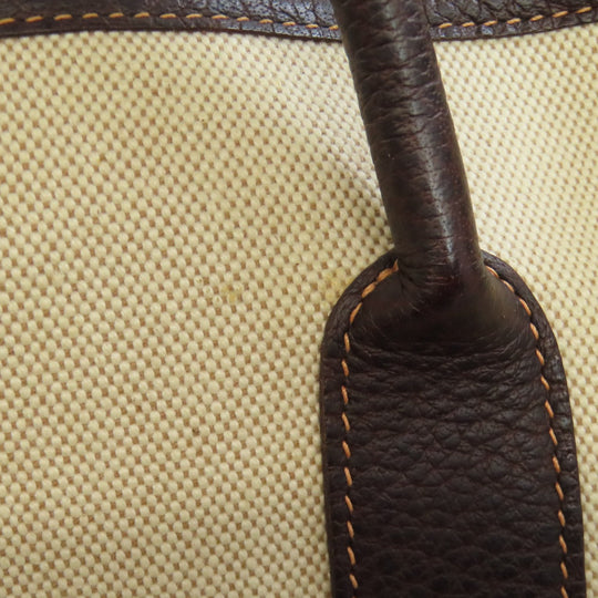 HERMES Tote Bag Tower ash beige Garden party PM