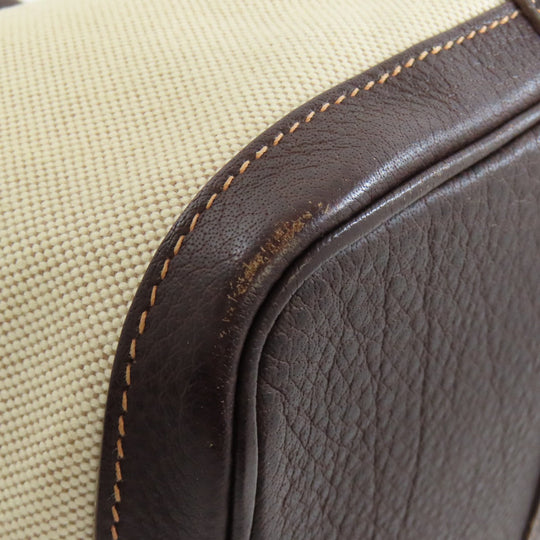 HERMES Tote Bag Tower ash beige Garden party PM