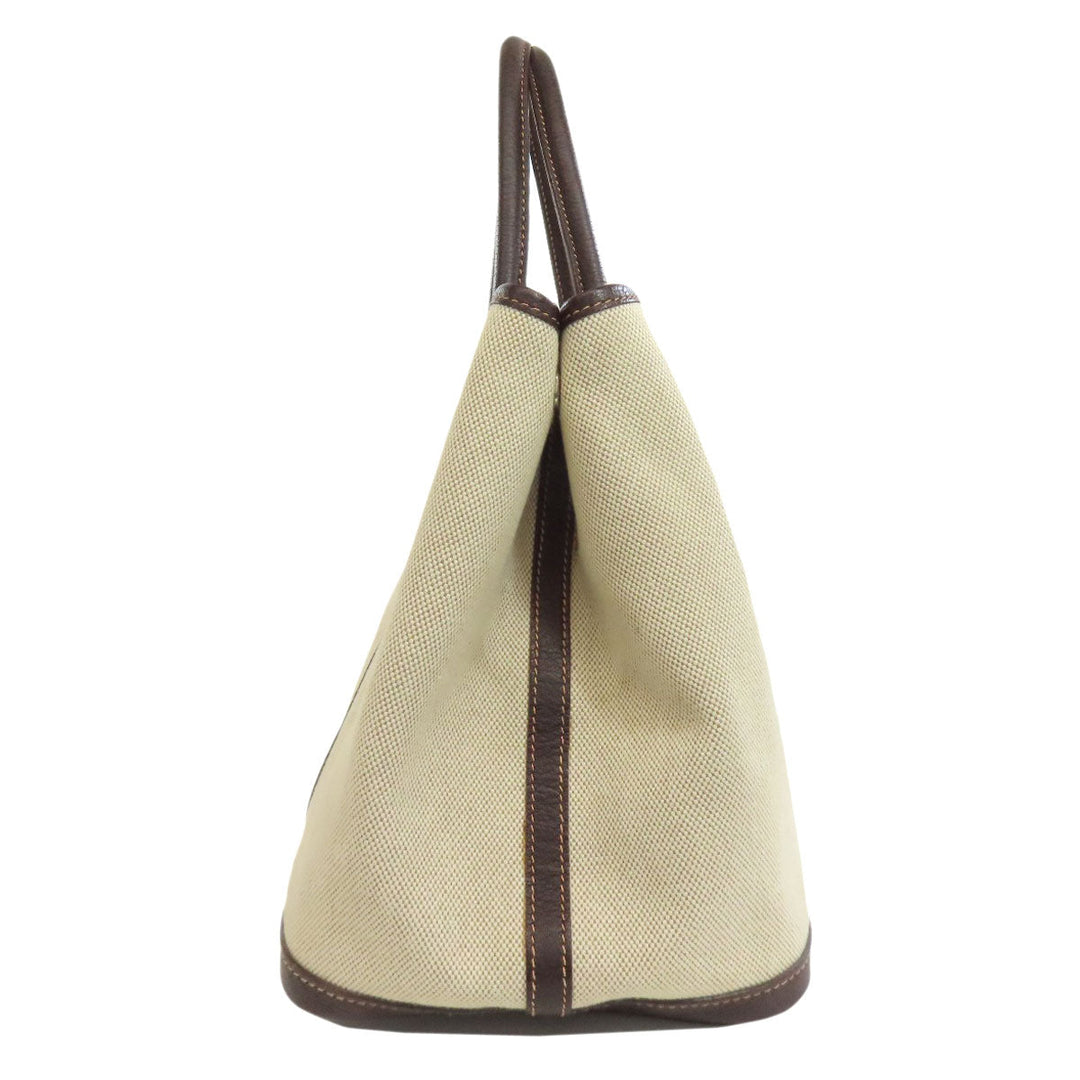 HERMES Tote Bag Tower ash beige Garden party PM