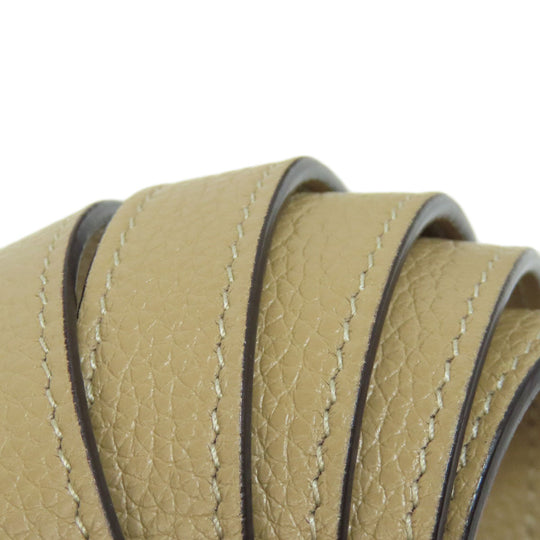 CELINE Handbag Calfskin beige Luggage nano 2 WAY