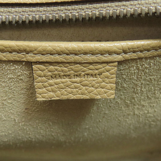 CELINE Handbag Calfskin beige Luggage nano 2 WAY