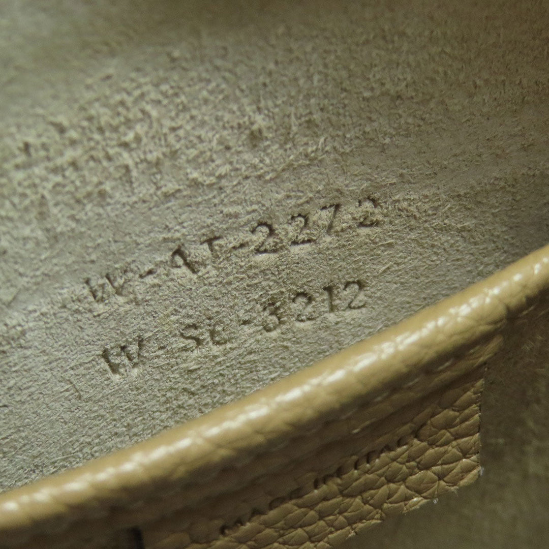 CELINE Handbag Calfskin beige Luggage nano 2 WAY