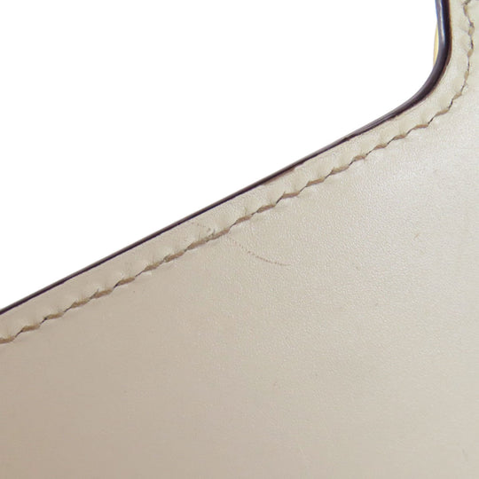 GUCCI Handbag 431665 leather white Sylvie 2WAY