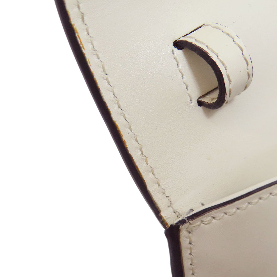 GUCCI Handbag 431665 leather white Sylvie 2WAY