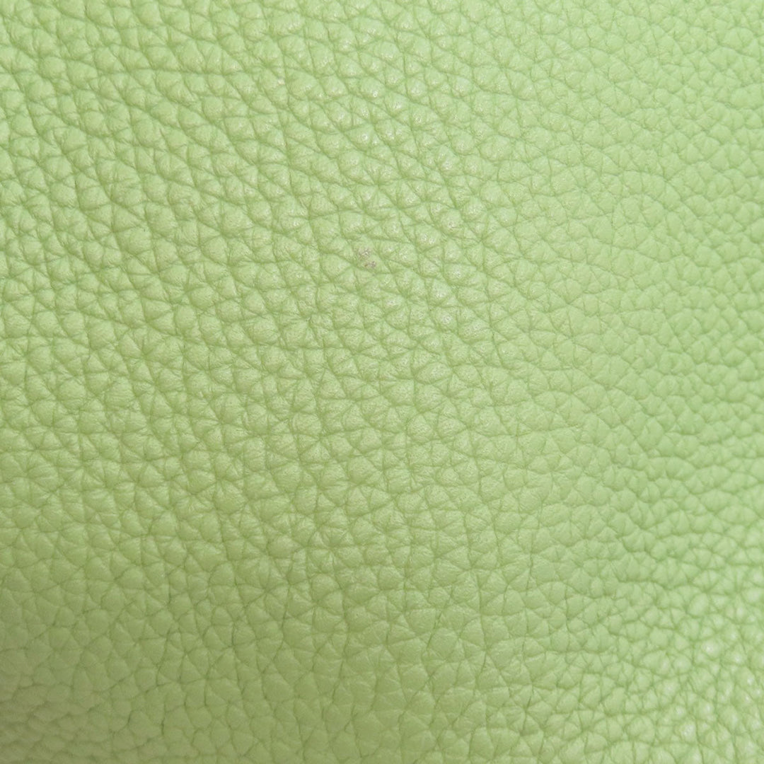 HERMES Handbag Taurillon Clemence green Picotin Lock MM Gold Metal Women Used Authentic