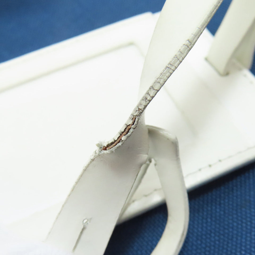 Maison Margiela Shoulder Bag canvas blue logo Women Used Authentic