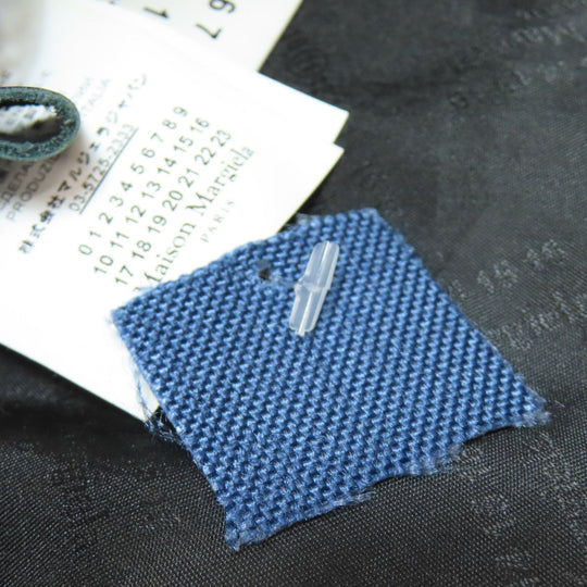 Maison Margiela Shoulder Bag canvas blue logo Women Used Authentic