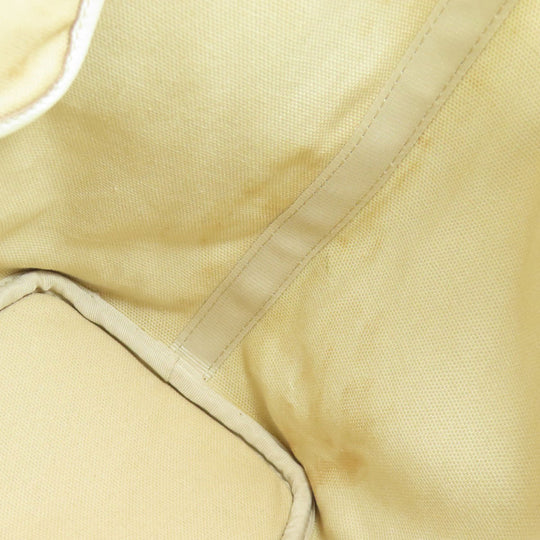 MCM Tote Bag PVC white logo Women Used Authentic