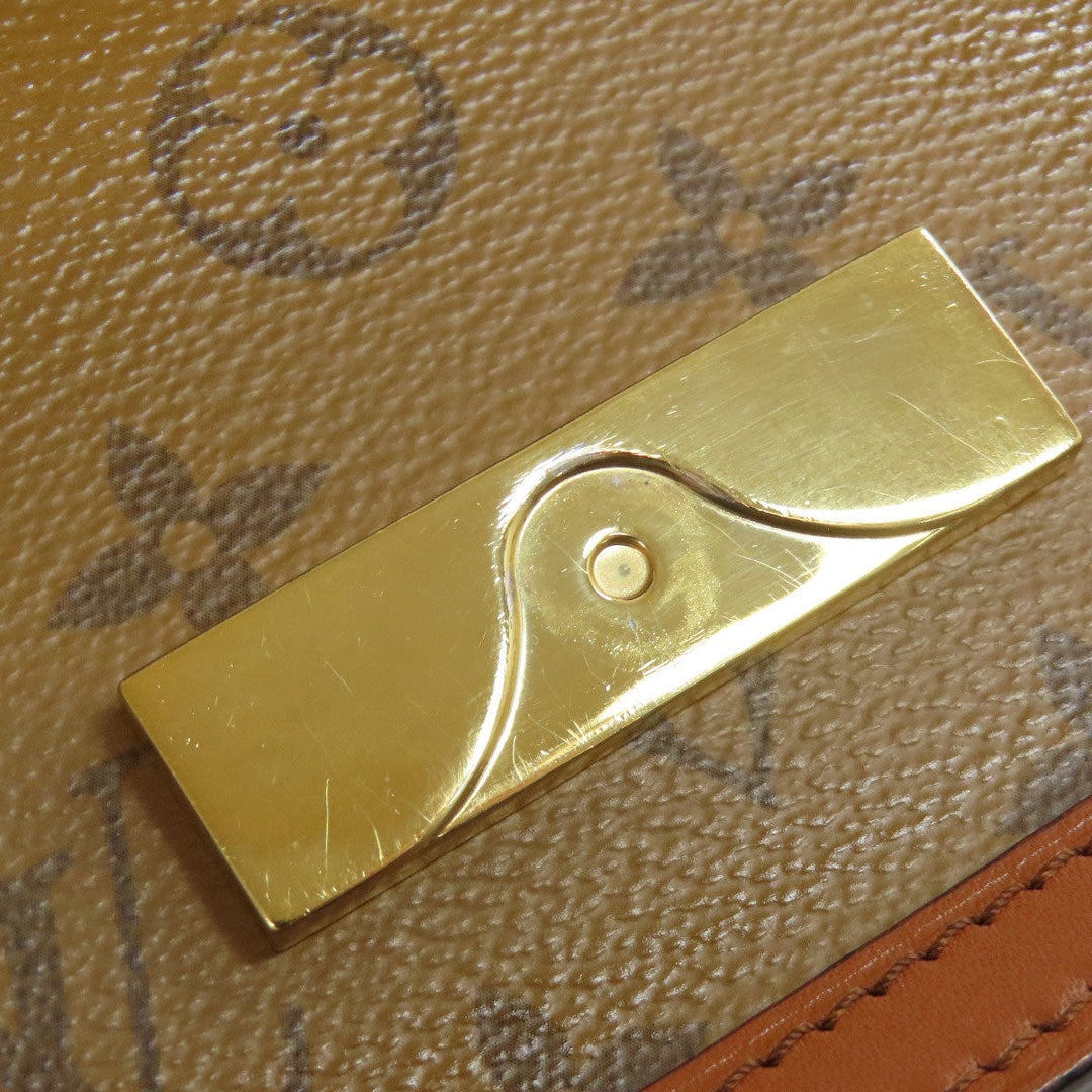 LOUIS VUITTON Sling bag M44586 Monogram reverse Brown Bum bag Daufine Women Used Authentic
