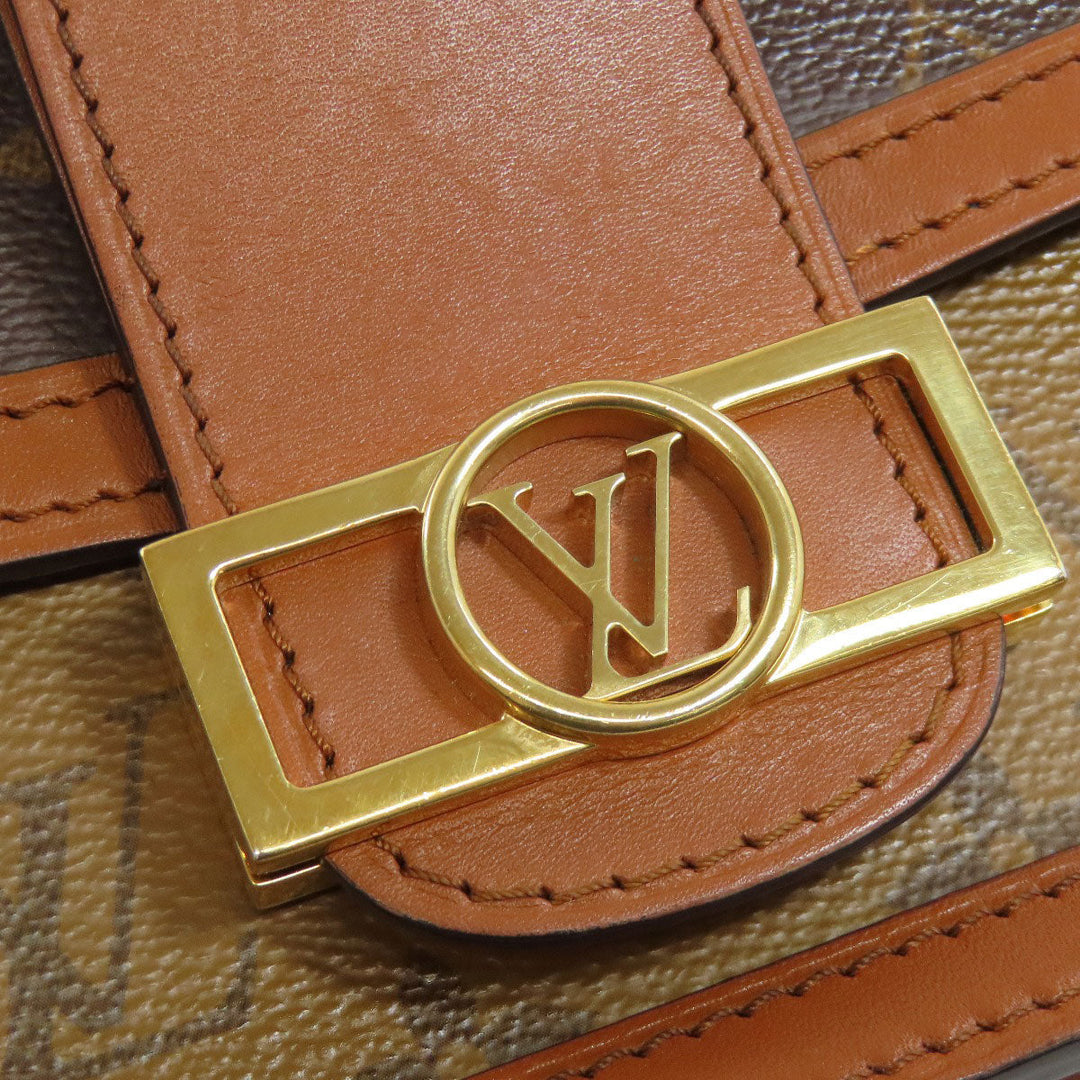 LOUIS VUITTON Sling bag M44586 Monogram reverse Brown Bum bag Daufine Women Used Authentic