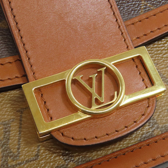 LOUIS VUITTON Sling bag M44586 Monogram reverse Brown Bum bag Daufine Women Used Authentic