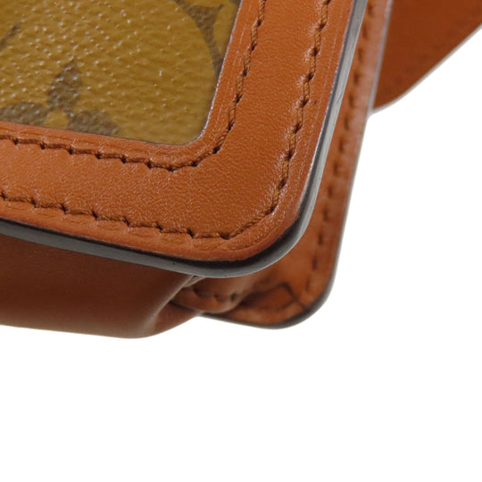 LOUIS VUITTON Sling bag M44586 Monogram reverse Brown Bum bag Daufine Women Used Authentic