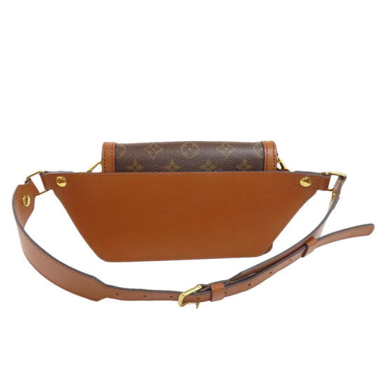 LOUIS VUITTON Sling bag M44586 Monogram reverse Brown Bum bag Daufine Women Used Authentic