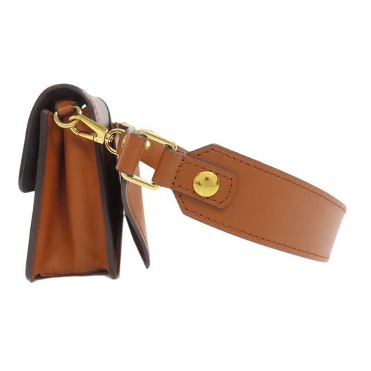 LOUIS VUITTON Sling bag M44586 Monogram reverse Brown Bum bag Daufine Women Used Authentic