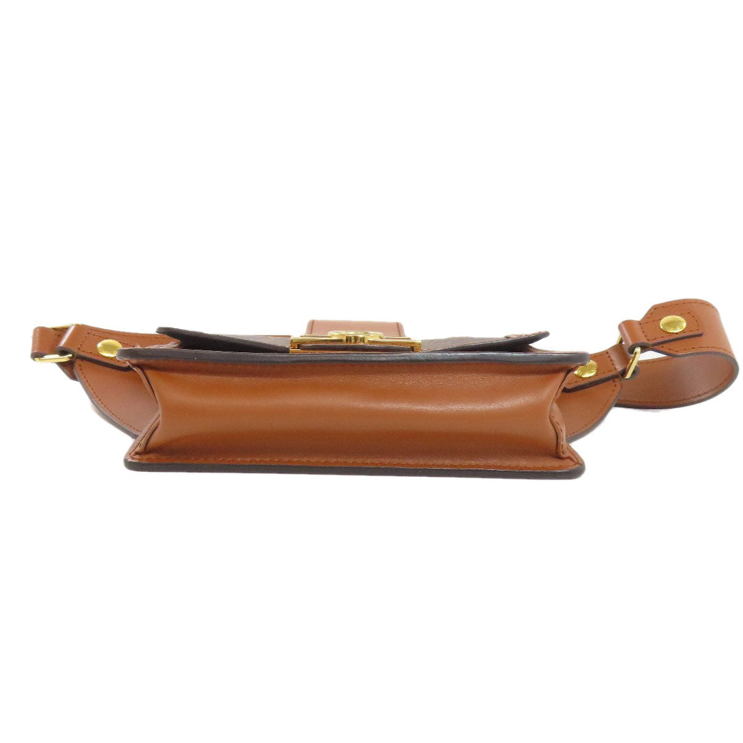 LOUIS VUITTON Sling bag M44586 Monogram reverse Brown Bum bag Daufine Women Used Authentic
