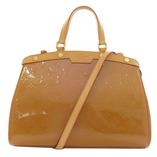 LOUIS VUITTON Tote Bag M91588 Vernis beige Blair MM Women Used Authentic