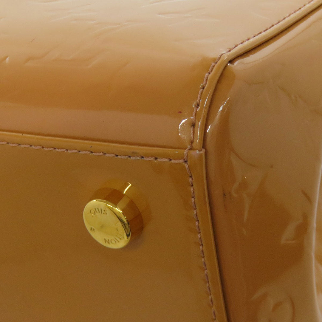 LOUIS VUITTON Tote Bag M91588 Vernis beige Blair MM Women Used Authentic